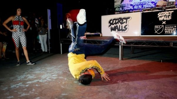Performance de breakdance à Brooklyn, le 20 août 2018 Performance de breakdance à Brooklyn, le 20 août 2018