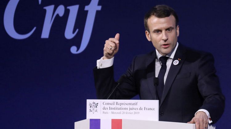 France's Macron says anti-Zionism is a form of anti-Semitism
