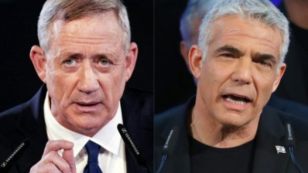 Législatives en Israël: les principaux rivaux de Netanyahu font alliance Législatives en Israël: les principaux rivaux de Netanyahu font alliance