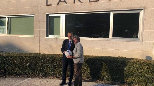 Lega B: Balata visita azienda Lardini Lega B: Balata visita azienda Lardini