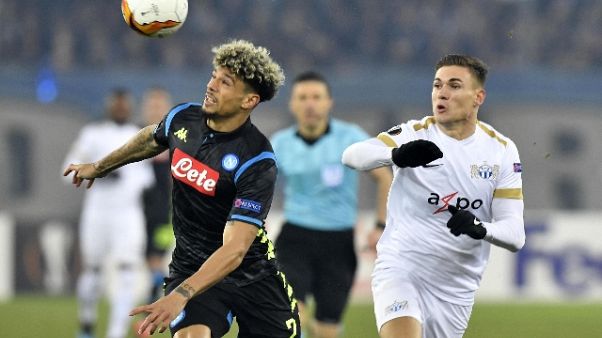 Napoli-Zurigo, tifosi ospiti con 'armi' Napoli-Zurigo, tifosi ospiti con 'armi'