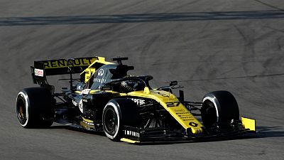 Hulkenberg ends first test on a high for Renault