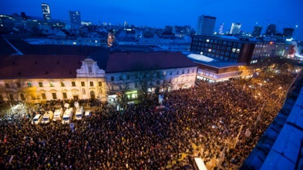 Slovaquie: grandes manifestations pour l'anniversaire de l'assassinat d'un journaliste Slovaquie: grandes manifestations pour l'anniversaire de l'assassinat d'un journaliste