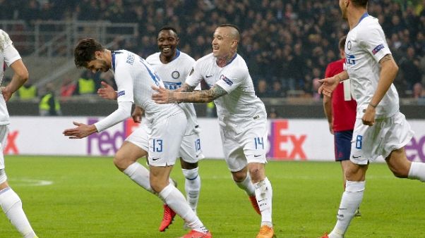4-0 al Rapid Vienna, Inter agli ottavi 4-0 al Rapid Vienna, Inter agli ottavi
