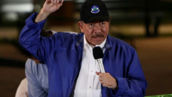Le président du Nicaragua Daniel Ortega à Managua, le 29 novembre 2018 Le président du Nicaragua Daniel Ortega à Managua, le 29 novembre 2018