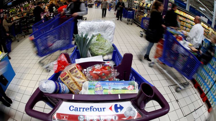 Euro zone core inflation edges higher in January