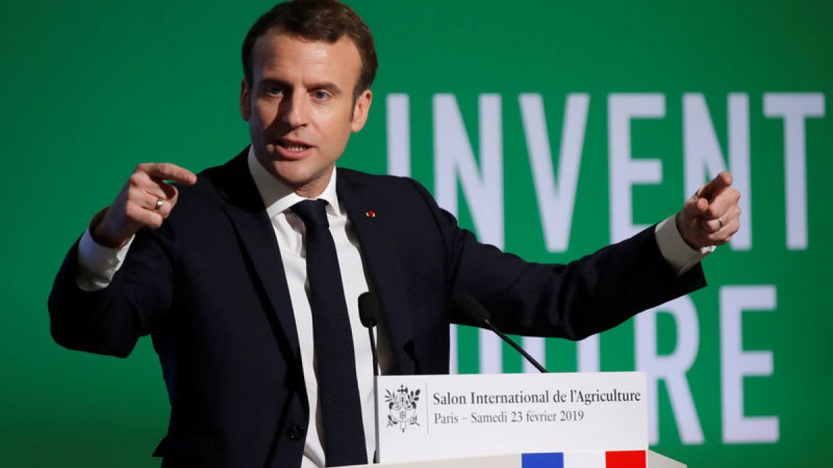 EU farming 'under threat' and needs big budget, says Macron