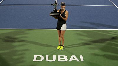 Unseeded Bencic upsets Kvitova to lift Dubai title