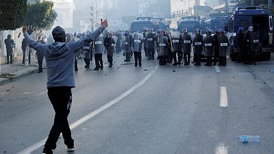 Hundreds protest in Algeria's capital against Bouteflika's re-election bid