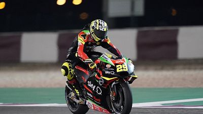 Moto:Qatar,primo test per nuova Aprilia Moto:Qatar,primo test per nuova Aprilia