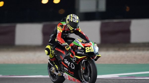 Moto:Qatar,primo test per nuova Aprilia Moto:Qatar,primo test per nuova Aprilia