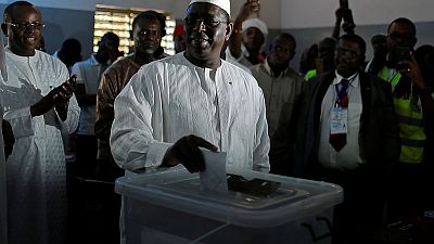 Senegal holds vote with president tipped to win