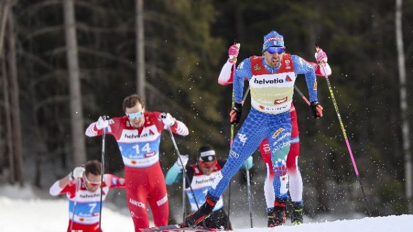 Sci nordico:bronzo Pellegrino-De Fabiani Sci nordico:bronzo Pellegrino-De Fabiani