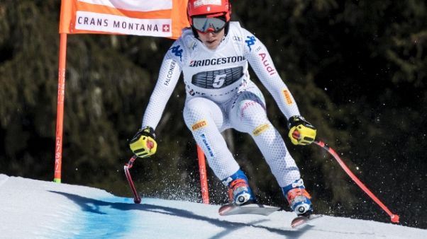 Sci: Brignone show,vince combinata Crans Sci: Brignone show,vince combinata Crans