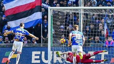 Samp-Cagliari 1-0, decide Quagliarella