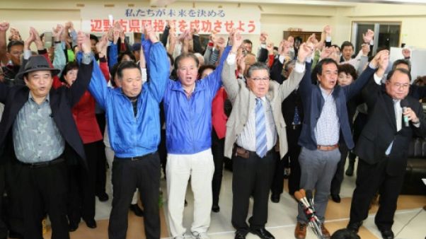 Okinawa vote contre le déplacement d'une base américaine Okinawa vote contre le déplacement d'une base américaine
