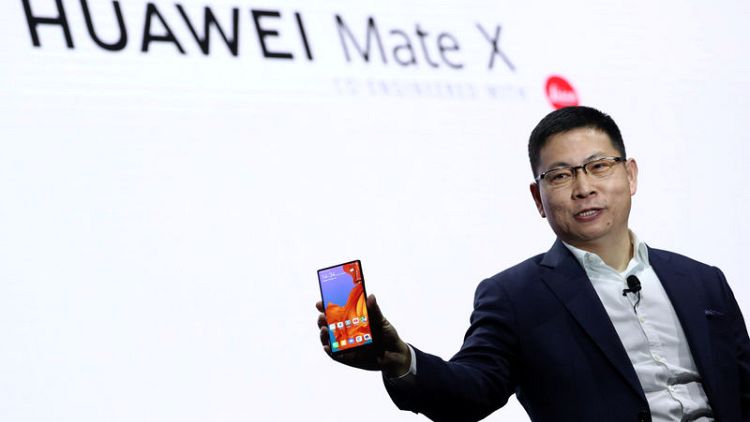 China's Huawei announces folding 5G smartphone