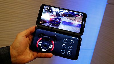 LG unveils dual-screen 5G smartphone and touts biometric breakthrough