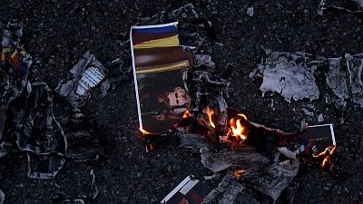 Hundreds protest against Spanish king in Barcelona