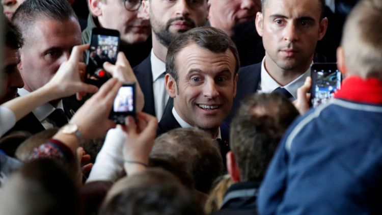 Macron's popularity gains as 'yellow vest' support wanes - poll
