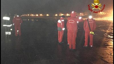 Maltempo: emerso paraurti auto dispersi Maltempo: emerso paraurti auto dispersi