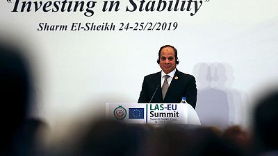 Sisi defends death penalty at summit with Europe