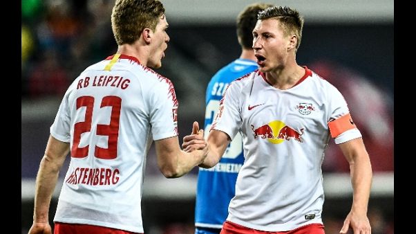 Finisce in parità Lipsia-Hoffenheim Finisce in parità Lipsia-Hoffenheim