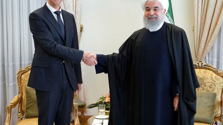 روحاني: الرئيس السوري يوجه الشكر لوزارة الخارجية أثناء زيارة لطهران