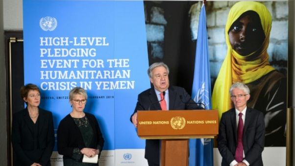 L'ONU réclame plus de 4 milliards de dollars pour l'aide humanitaire au Yémen en 2019 L'ONU réclame plus de 4 milliards de dollars pour l'aide humanitaire au Yémen en 2019