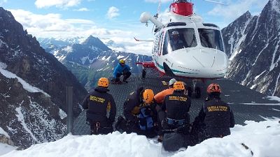 Alpinista muore su massiccio M.Bianco