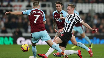Newcastle end Burnley's unbeaten run to move up to 13th