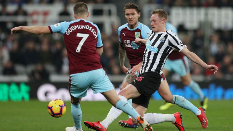Newcastle end Burnley's unbeaten run to move up to 13th