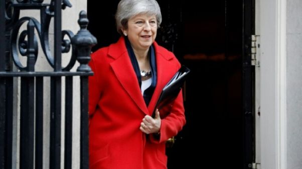 La Première ministre britannique Theresa May, le 26 février 2019 à Londres La Première ministre britannique Theresa May, le 26 février 2019 à Londres