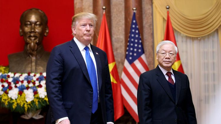 ترامب يجتمع مع رئيس فيتنام قبل القمة الثانية مع كوريا الشمالية