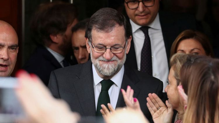 Spain's former PM Rajoy testifies in Catalan trial