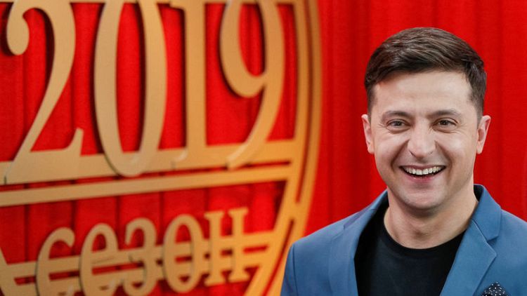 Comedian takes centre stage in Ukraine's presidential race
