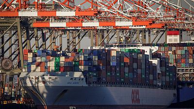 U.S. goods trade deficit deteriorates; factory orders edge up