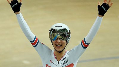 Barker wins scratch gold to open track championships
