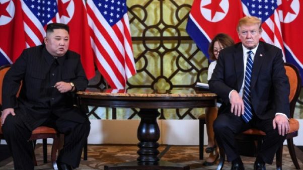 Kim Jong Un et Donald Trump à Hanoï le 28 février 2019 Kim Jong Un et Donald Trump à Hanoï le 28 février 2019