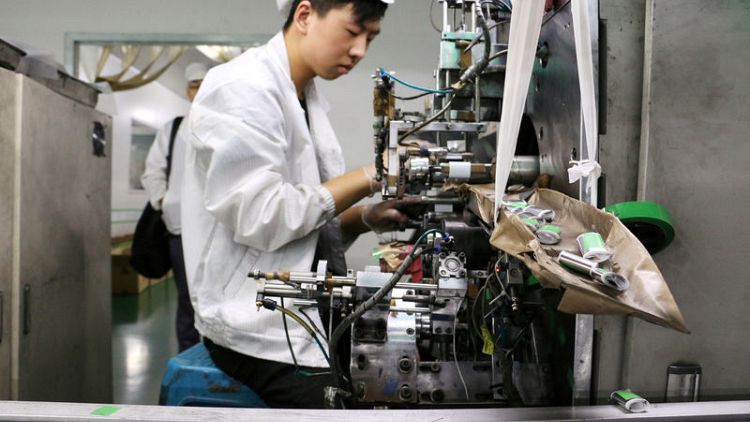 China's manufacturing activity shrinks again in February but at slower pace