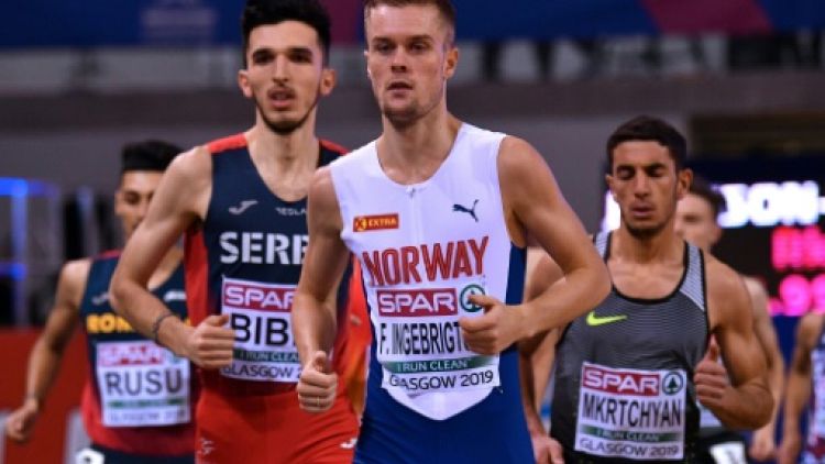 Euro d'athlétisme en salle: Filip Ingebrigtsen disqualifié après les séries du 1.500 m
