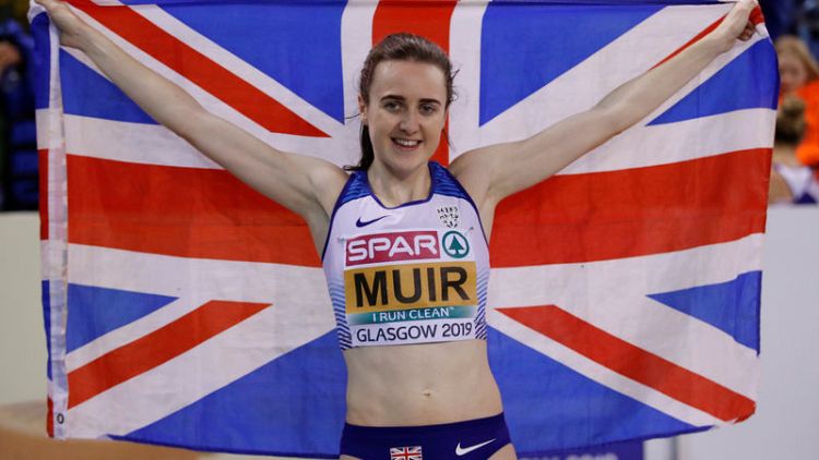 Muir and Johnson-Thompson take gold for Britain