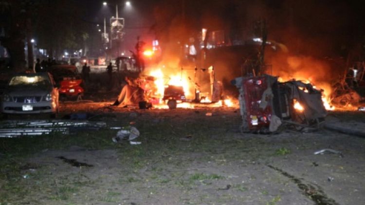 Explosion d'une voiture piégée à Mogadiscio, le 28 février 2019 en Somalie