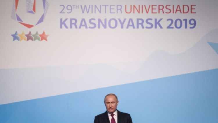 Universiade d'hiver en Russie: Poutine salue une "fête de l'amitié et de la lutte honnête"