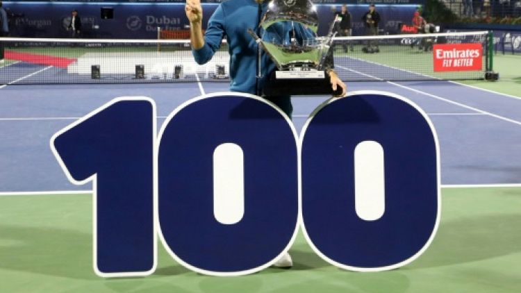 Dubaï: Roger Federer, un 100e trophée pour le Maître
