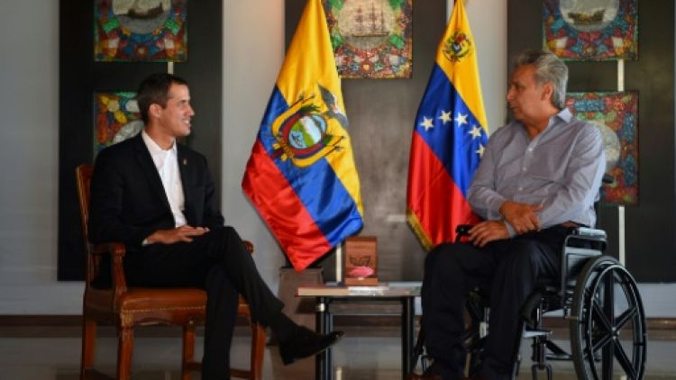 En Equateur, Juan Guaido reçoit le soutien du président Lenin Moreno