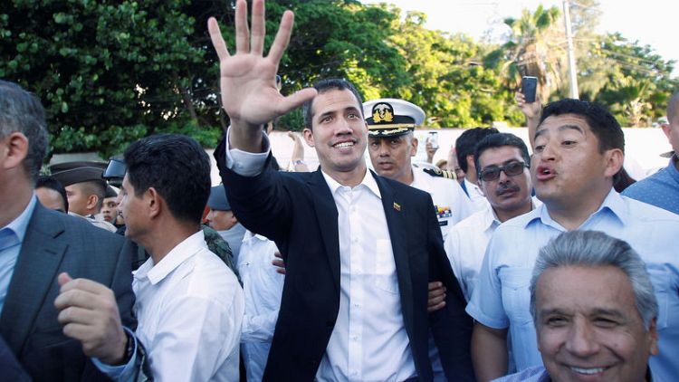 Venezuela's Guaido says he will return home after Ecuador visit