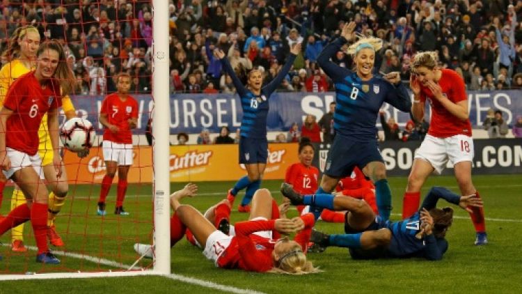 Foot dames: les Etats-Unis encore tenus en échec dans la SheBelieves Cup
