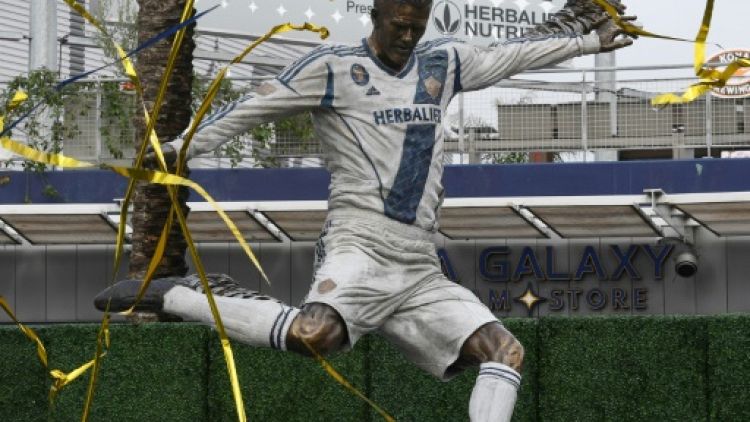 MLS: David Beckham a sa statue devant le stade du Los Angeles Galaxy