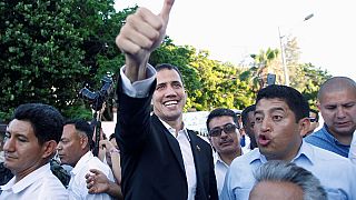 Venezuela's Guaido begins journey home from Ecuador